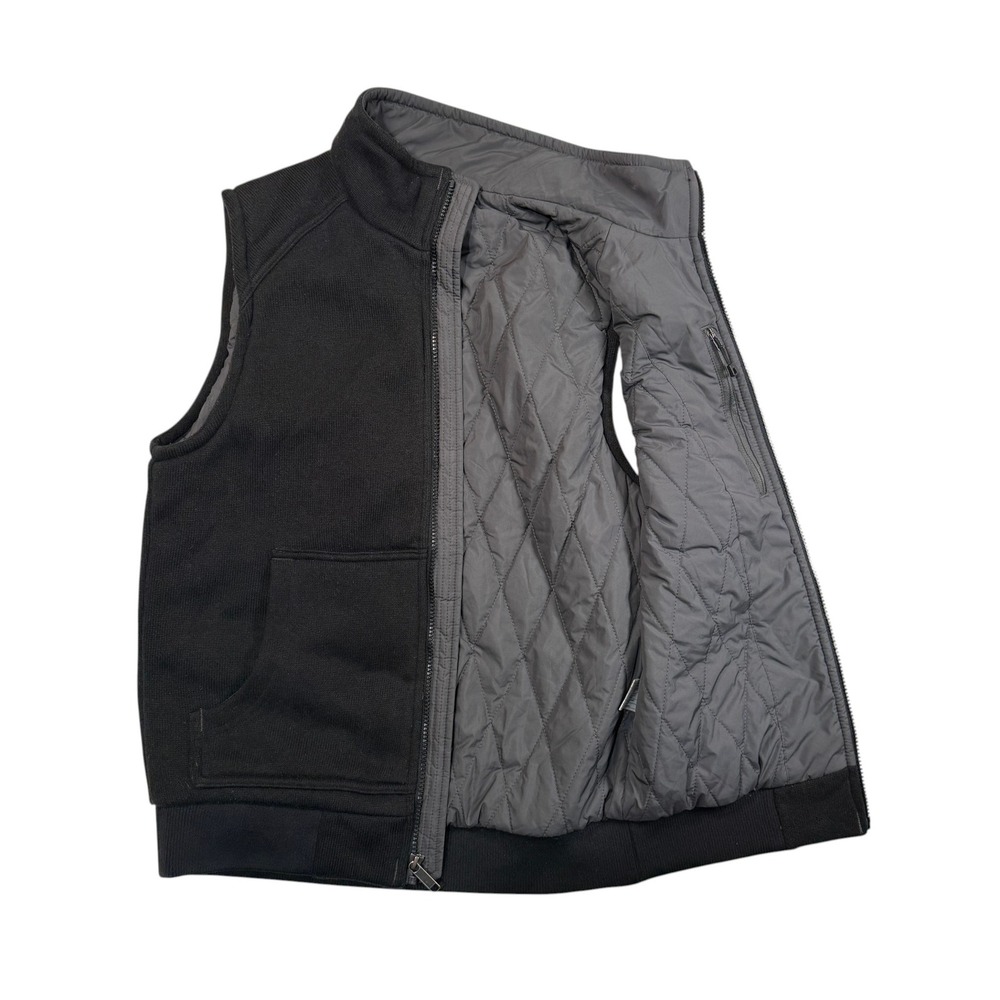 Patagonia Insulated Better Sweater Hybrid Vest Mens Small Black Full Zip 25875